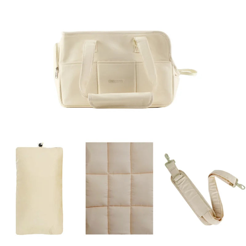 Puppy Go Out Handbag Beige