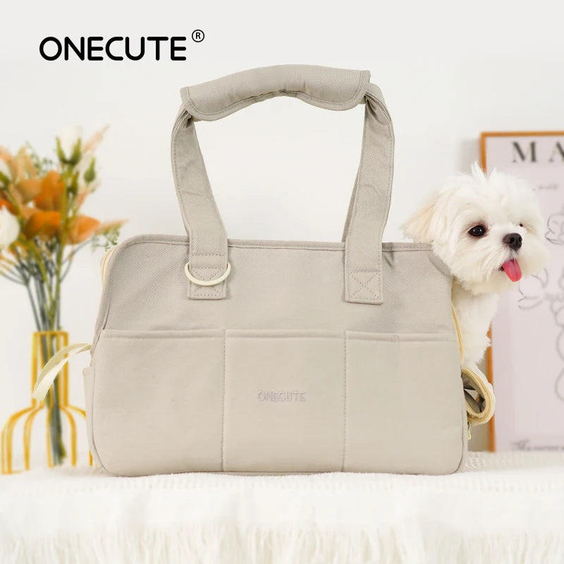 Puppy Go Out Handbag Beige
