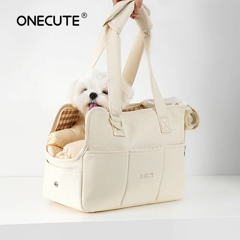 Puppy Go Out Handbag Beige