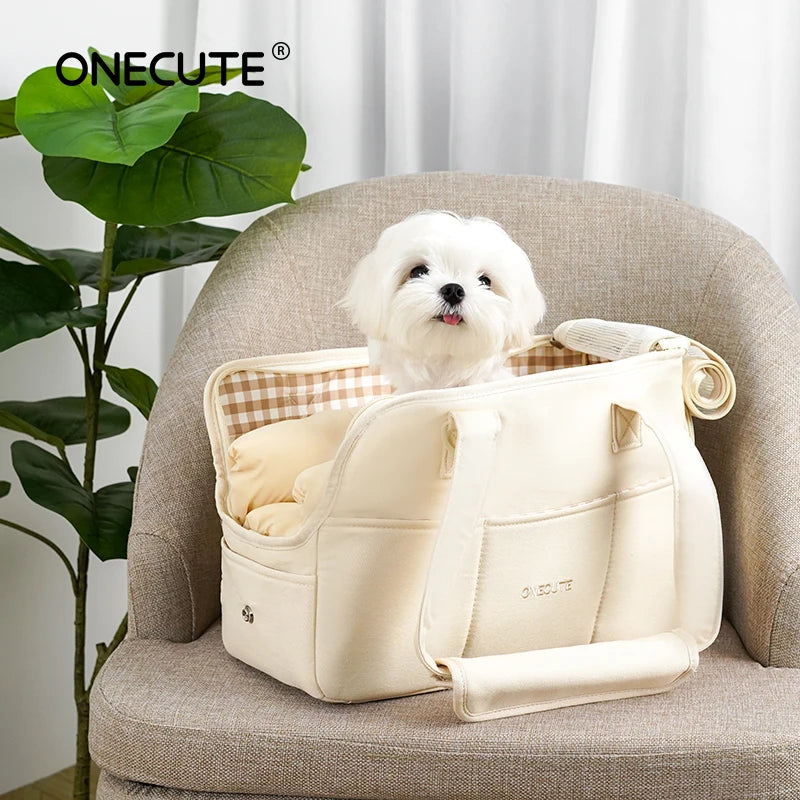 Puppy Go Out Handbag Beige