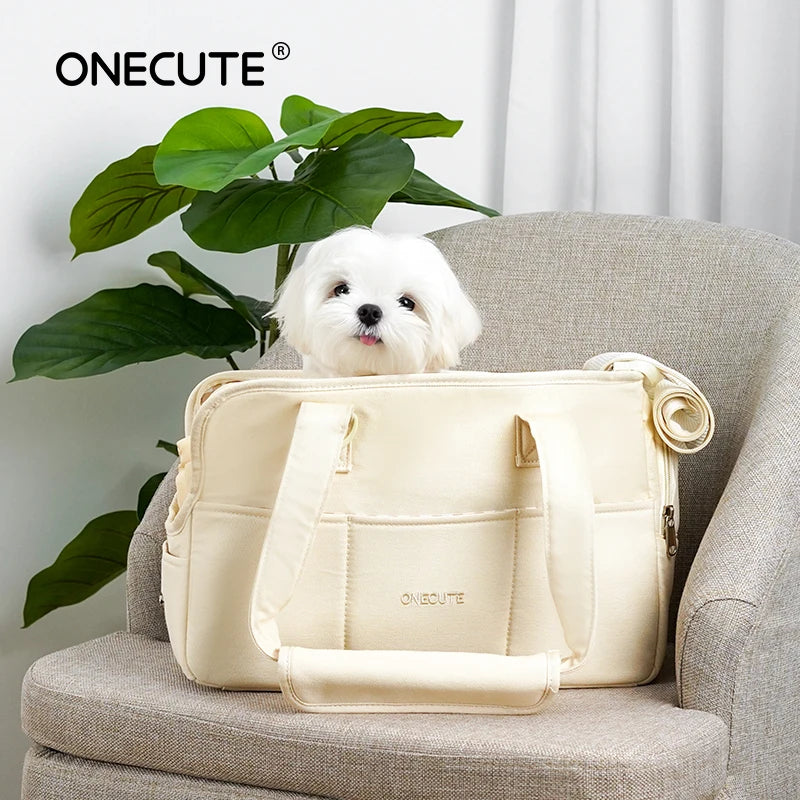 Puppy Go Out Handbag Beige